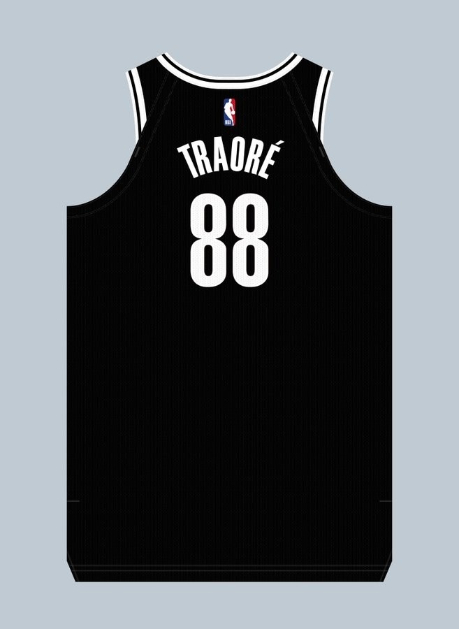 记者：篮网19号秀特拉奥雷将球衣号码从19改为88 队史首个88号